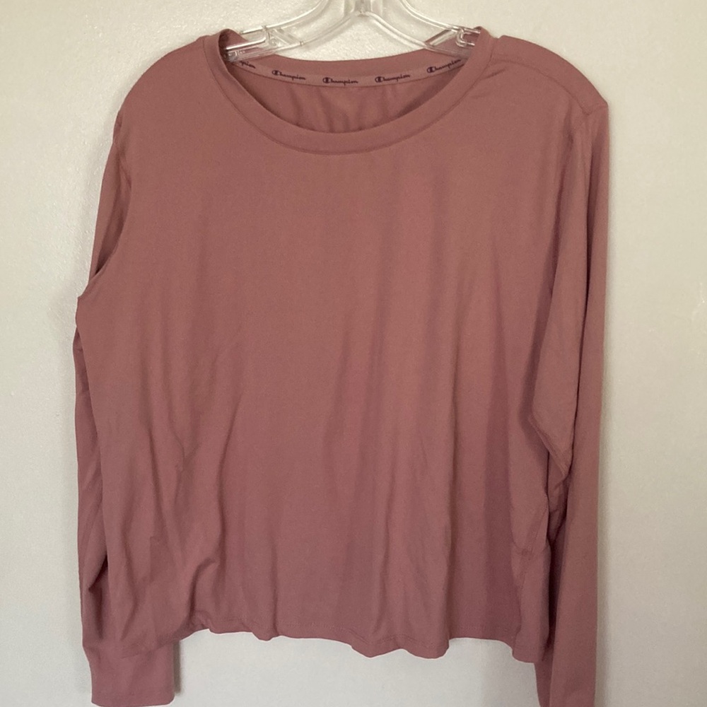 Champion Women’s Workout Long Sleeve Tee (size L)